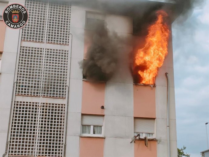 Invendio en una vivienda de Astillero.