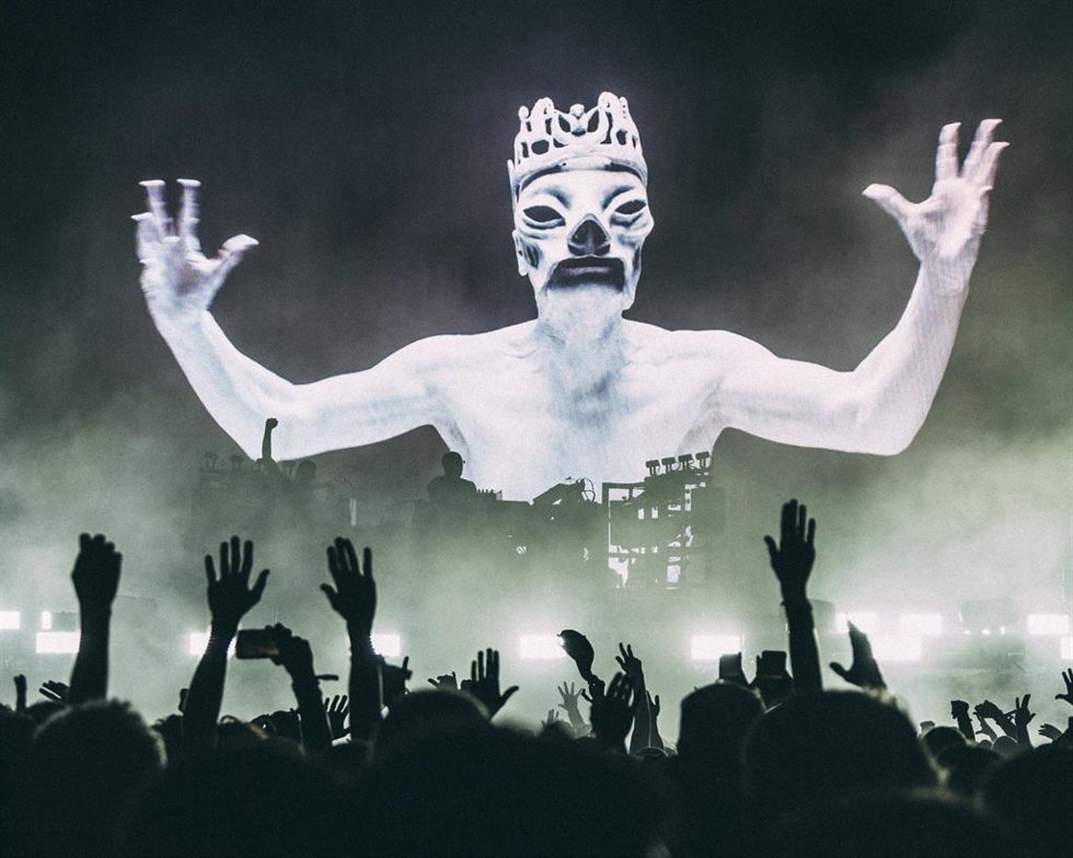 Actuación de The Chemical Brothers este jueves en el Bilbao BBK Live 2023