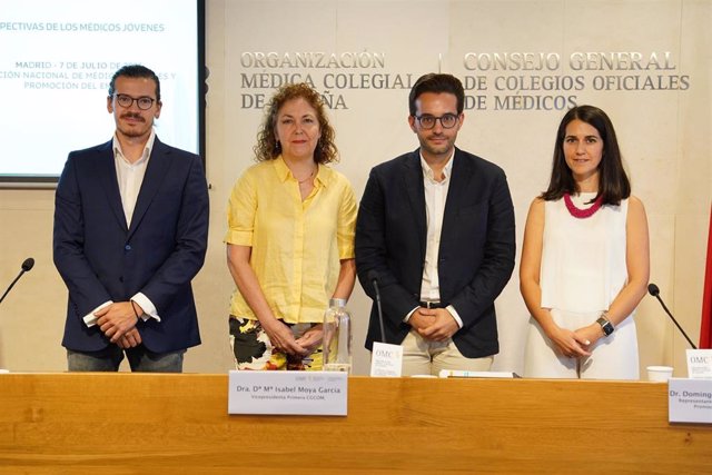 Ponentes de la rueda de prensa de presentación del informe sobre desertificación médica