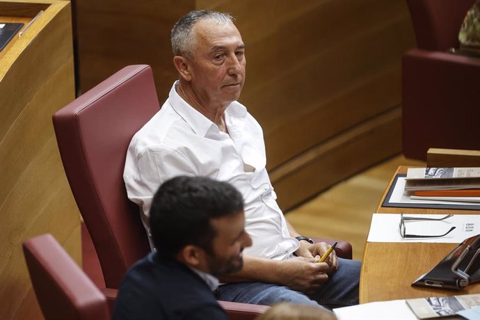 Joan Baldoví en un pleno de Les Corts