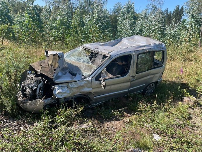 Accidente con un herido en Friol (Lugo)