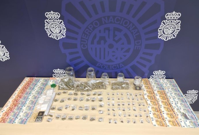 Droga intervenida en la asociación cannábica