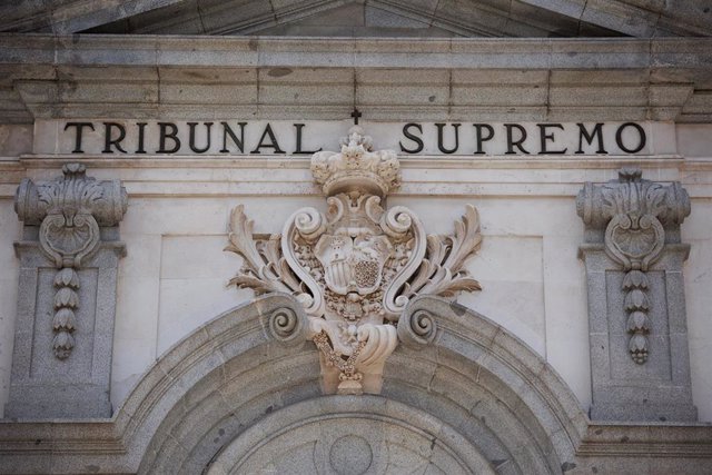 Archivo - Fachada del Tribunal Supremo, a 31 de mayo de 2023, en Madrid (España). 