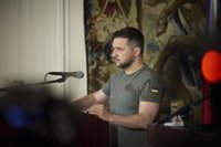 Zelenski llega a Bratislava para mantener "reuniones importantes" con la presidenta de Eslovaquia