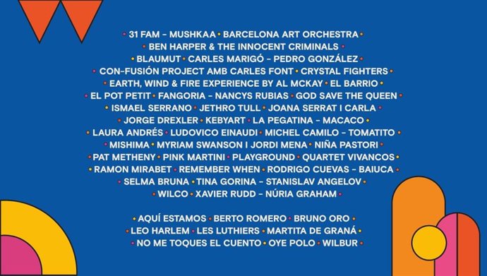 Cartel de la 61 edición del Festival de la Porta Ferrada (Girona)