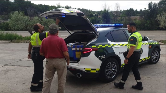 La Guardia Civil ayudó a trasladar los órganos para el trasplante
