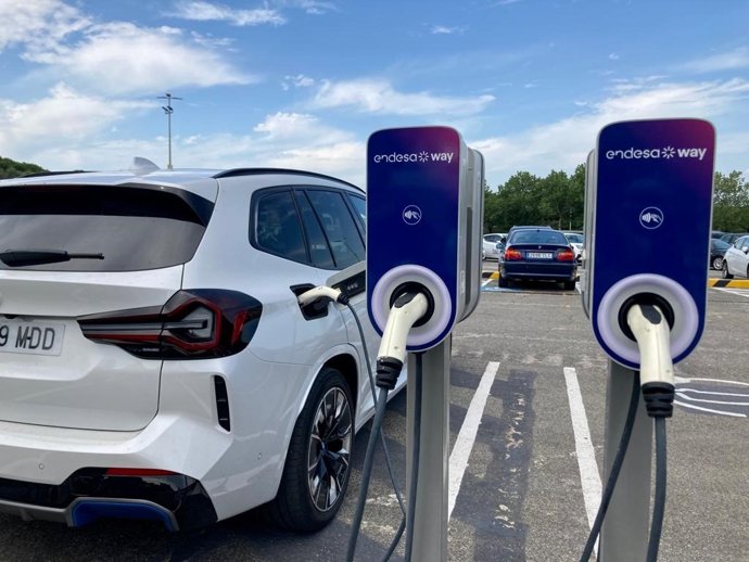 Carregador de vehicles elctrics a PortAventura World