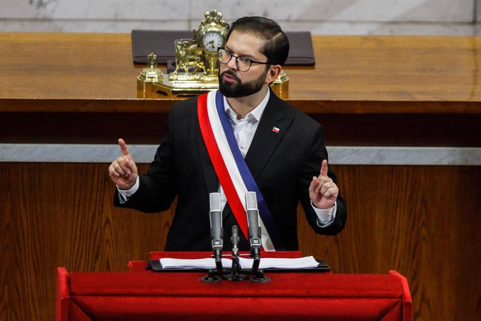 Archivo - El presidente de Chile, Gabriel Boric