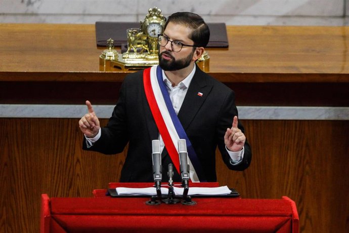 El presidente de Chile, Gabriel Boric