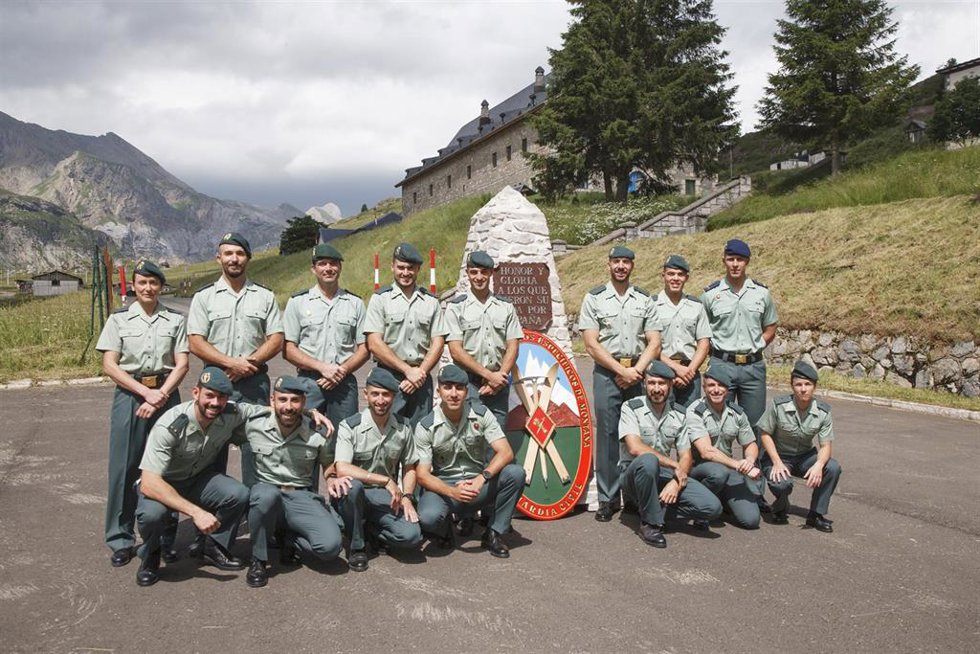 Concluye del XXXV Curso de Especialistas en Montaña y del XXIV Curso de instructor de montaña de la Guardia Civil