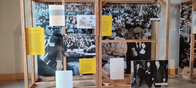 La exposición 'Josep Benet, en la desfeta i el redre' en el Museu de Montserrat