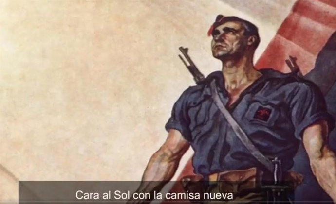 Vídeo de Falange cuya difusión se ha paralizado