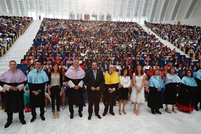 Acto de graduación de la Facultad de formación del Profesorado.