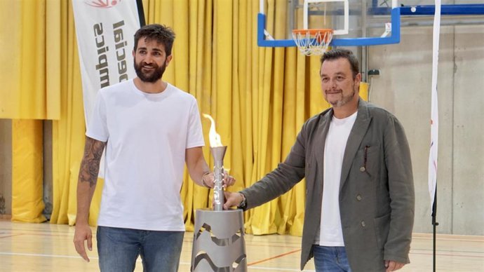 Archivo - Víctor Francos asiste a la presentación del IV Torneo de Baloncesto Unificado, organizado por The Ricky Rubio Foundation y Special Olympics.