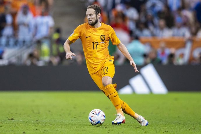 Archivo - Daley Blind, durante un partido con la selección de Países Bajos.