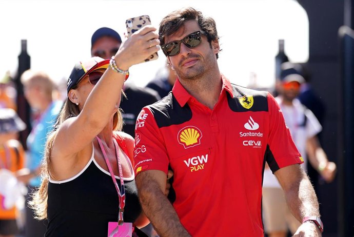 Carlos Sainz, piloto de Ferrari.