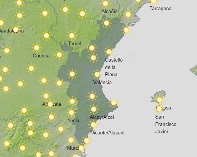 Archivo - Predicción meteorológica para el sábado 8 de julio