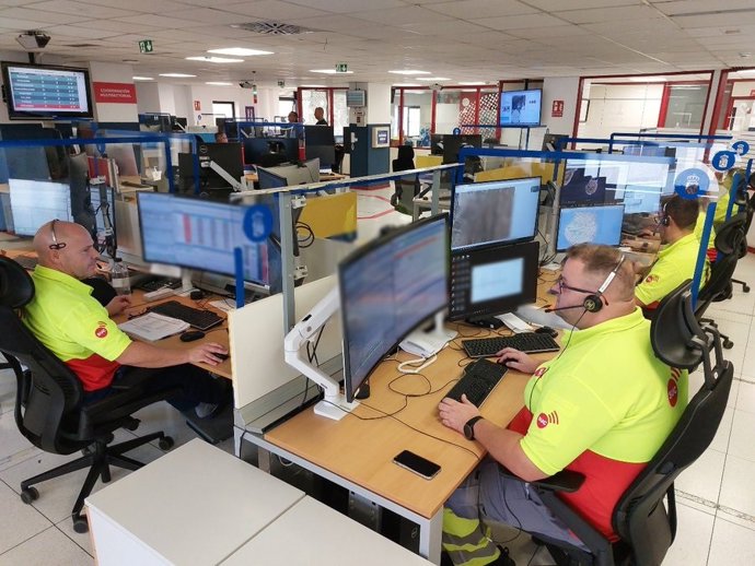 Sala operativa del Centro Coordinador de Emergencias y Seguridad (Cecoes) 1-1-2