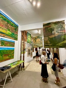 Muestra "La superficie del cuadro palpita" de David López Panea