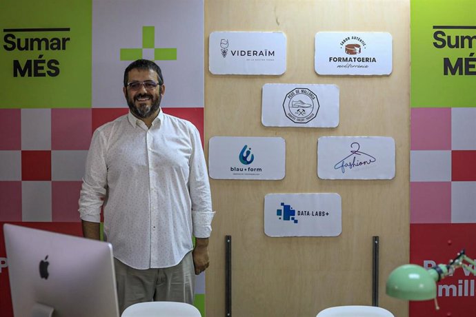 El candidato de Sumar MÉS al Congreso de los Diputados, Vicen Vidal.