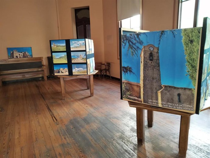 La exposición fotográfica "El Cid y el Grial, rutas de paz y concordia" estará en el Casino de Huesca hasta el día 23