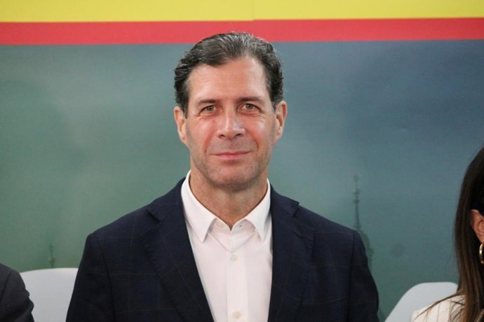 El candidato de VOX al Congreso de los Diputados por Zaragoza, Pedro Fernández.