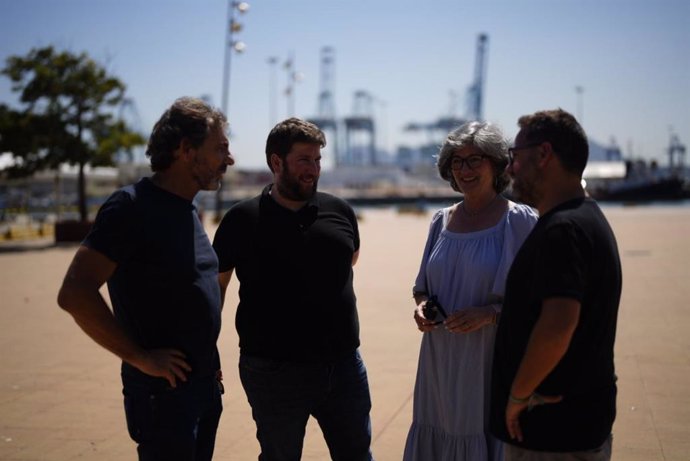 Reunión de Adelante Andalucía con el director de Open Arms, Óscar Camps, y el eurodiputado Miguel Urban