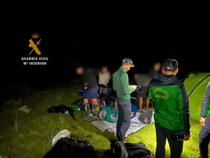 Rescate al grupo de menores de acampada en Huesca.