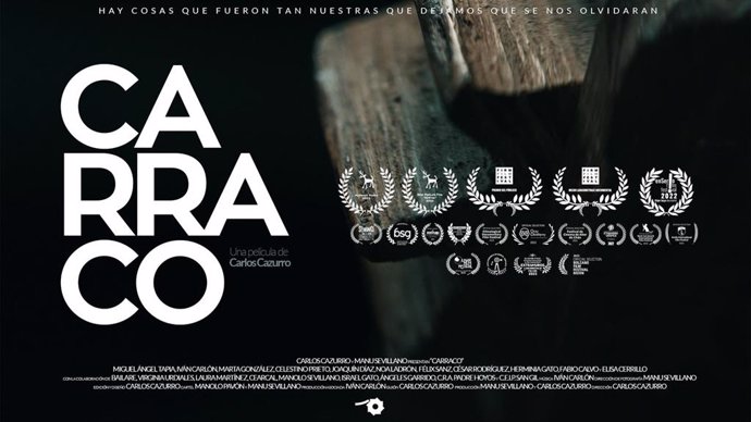 Cartel de 'CARRACO', película del vallisoletano Carlos Cazurro, que se ha alzado con el premio de 'Mejor Largometraje' en el 'International Travel Film Festival' de Albania.