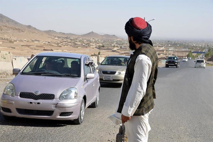 Archivo - Paso fronterizo de Spin Boldak, al sur de Afganistán