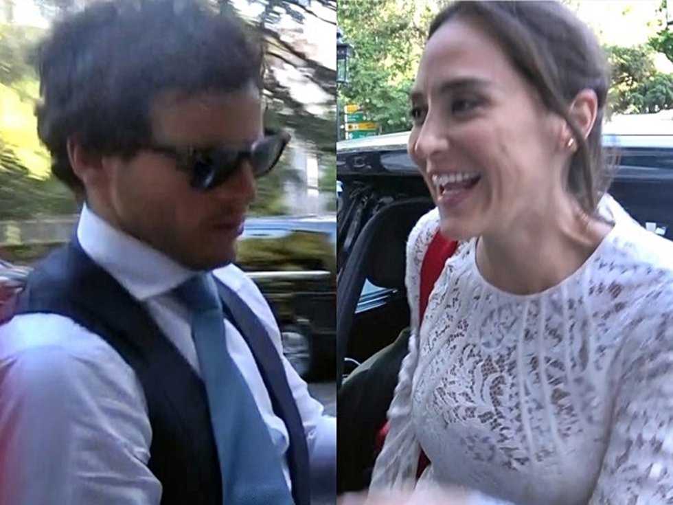 TAMARA FALCÓ E ÍÑIGO ONIEVA LLEGAN AL RITZ TRAS SU BODA