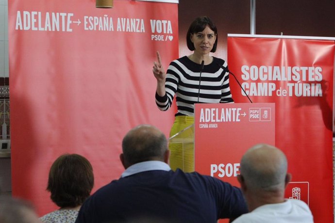 La ministra de Ciencia e Innovación y cabeza de lista del PSOE por la provincia de Valencia para las próximas elecciones generales, Diana Morant