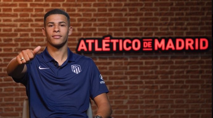 El futbolista del Atlético de Madrid Santiago Mouriño