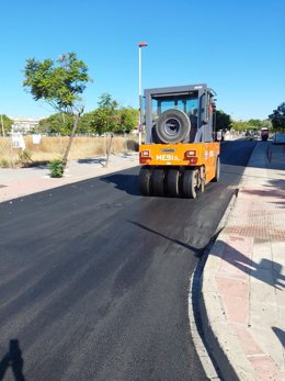 Obras en calles de Huelva