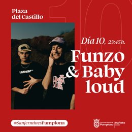 Cartel del concierto de los hermanos Funzo & Baby Loud