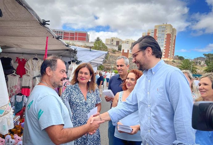El candidato del Partido Popular al Senado por la circunscripción de Gran Canaria, Sergio Ramos