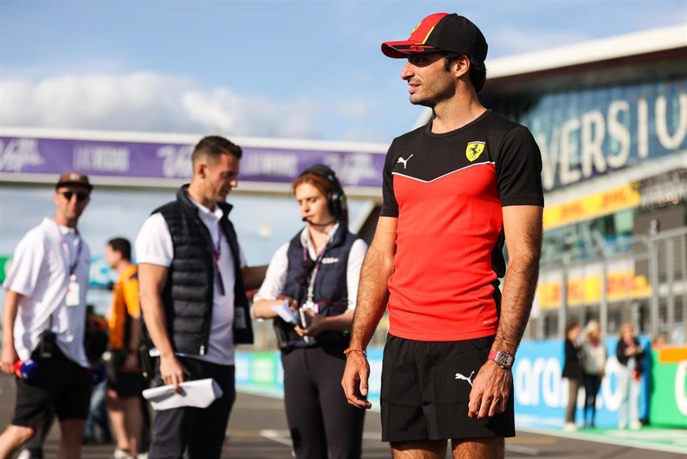 Carlos Sainz, piloto de Ferrari en la F1.