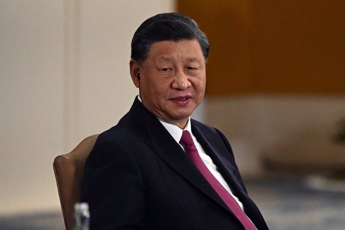 Archivo - Australias Prime Minister Anthony Albanese meets Chinas President Xi Jinping in a bilateral meeting during the 2022 G20 summit in Nusa Dua, Bali, Indonesia, Tuesday, November 15, 2022. (AAP Image/Mick Tsikas) NO ARCHIVING