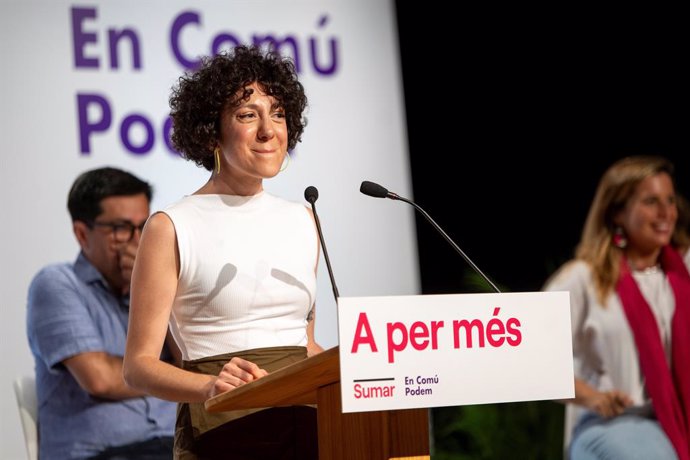 La cap de llista de Sumar-En Comú Podem per Barcelona a les eleccions generals, Aina Vidal