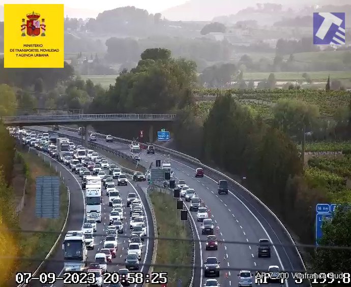 Retencions a l'AP-7.