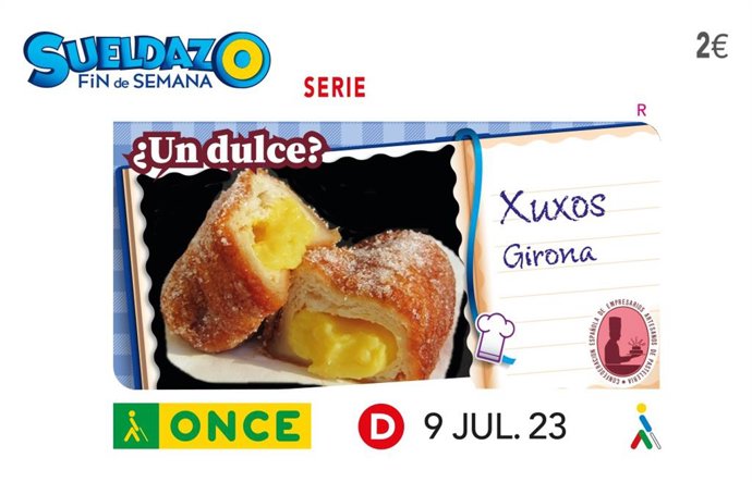 Imagen del cupón de la ONCE de este pasado domingo.