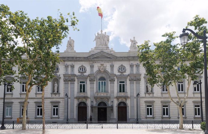 Fachada del Tribunal Supremo, a 7 de julio de 2023, en Madrid (España). 