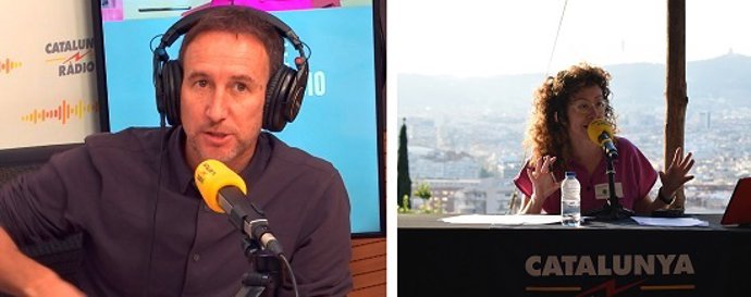 Archivo - Los periodistas Manel Alías y Montse Virgili