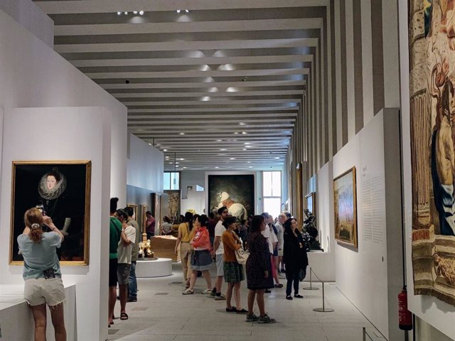 El nuevo museo de Patrimonio Nacional abre sus puertas de forma regular y vende el 95 % de las entradas disponibles.
