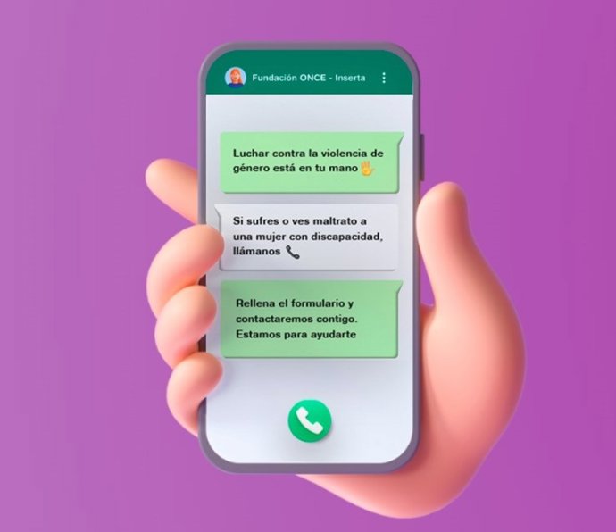 Inserta Empleo y Fundacion ONCE presentan la iniciativa 'Está en tu mano' para luchar contra la violencia de género en las mujeres con discapacidad