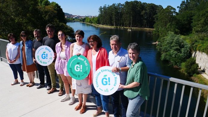 Acto del BNG para presentar las medidas medioambientales y contra el cambio climático, con Ana Pontón