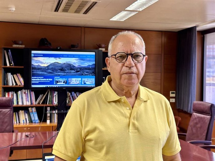 Casimiro Curbelo, presidente del Cabildo de La Gomera y presidente de turno de la Fecai