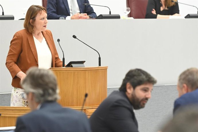 La portavoz del Grupo Mixto, María Marín