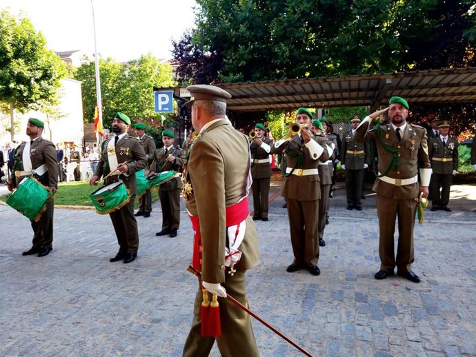 Actos de San Cristóbal de la 'Base Mixta' en Segovia