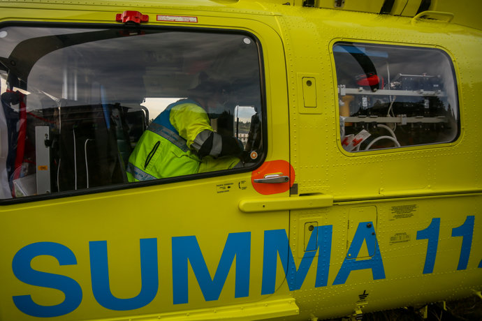 Trabajadores del SUMMA 112 